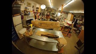 Skinning a brook trout: Part 2