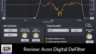 Video thumbnail for Acon Digital DeFilter Show & Tell Review by Production Expert