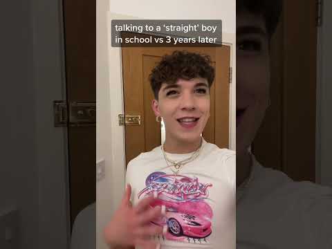 Talking to a 'Straight' Boy in School vs 5 Years Later #straightboy #lgbtq