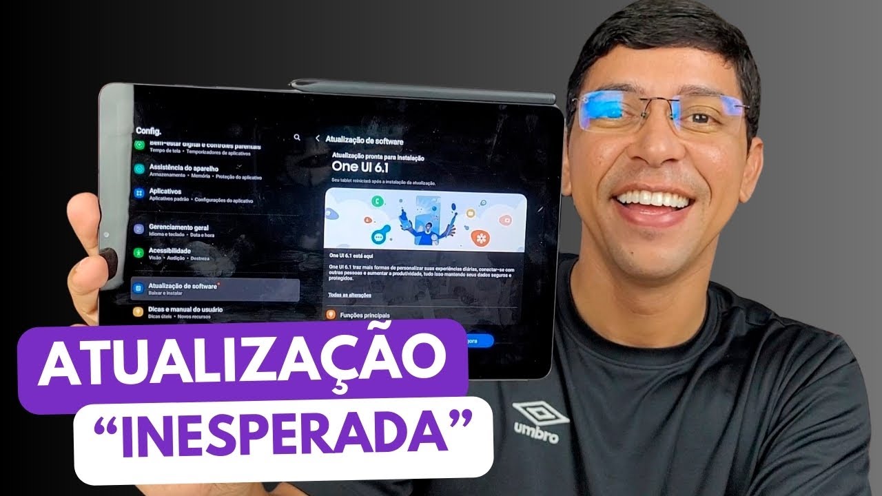 OneUI 6.1 com RECURSOS EXCLUSIVOS agora no Galaxy Tab S6 Lite (2022)