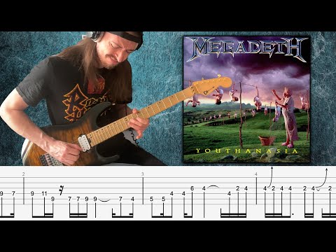 "A Tout le Monde" by Megadeth - Guitar Solo Cover / Lesson (with TABs)