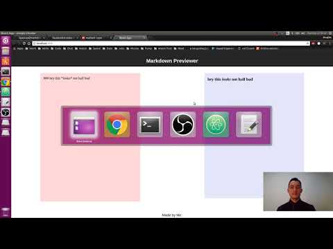 Freecodecamp Markdown Previewer Tutorial
