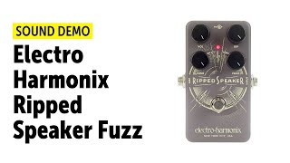 Video thumbnail for Electro Harmonix Ripped Speaker Fuzz - Sound Demo (no talking) by Guitar Bonedo