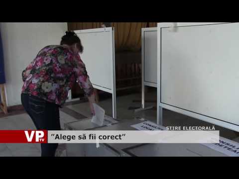 ”Alege să fii corect”