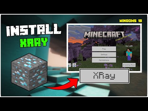 How To Get XRay in Minecraft Windows 10 Edition 1.20.15 (2023)