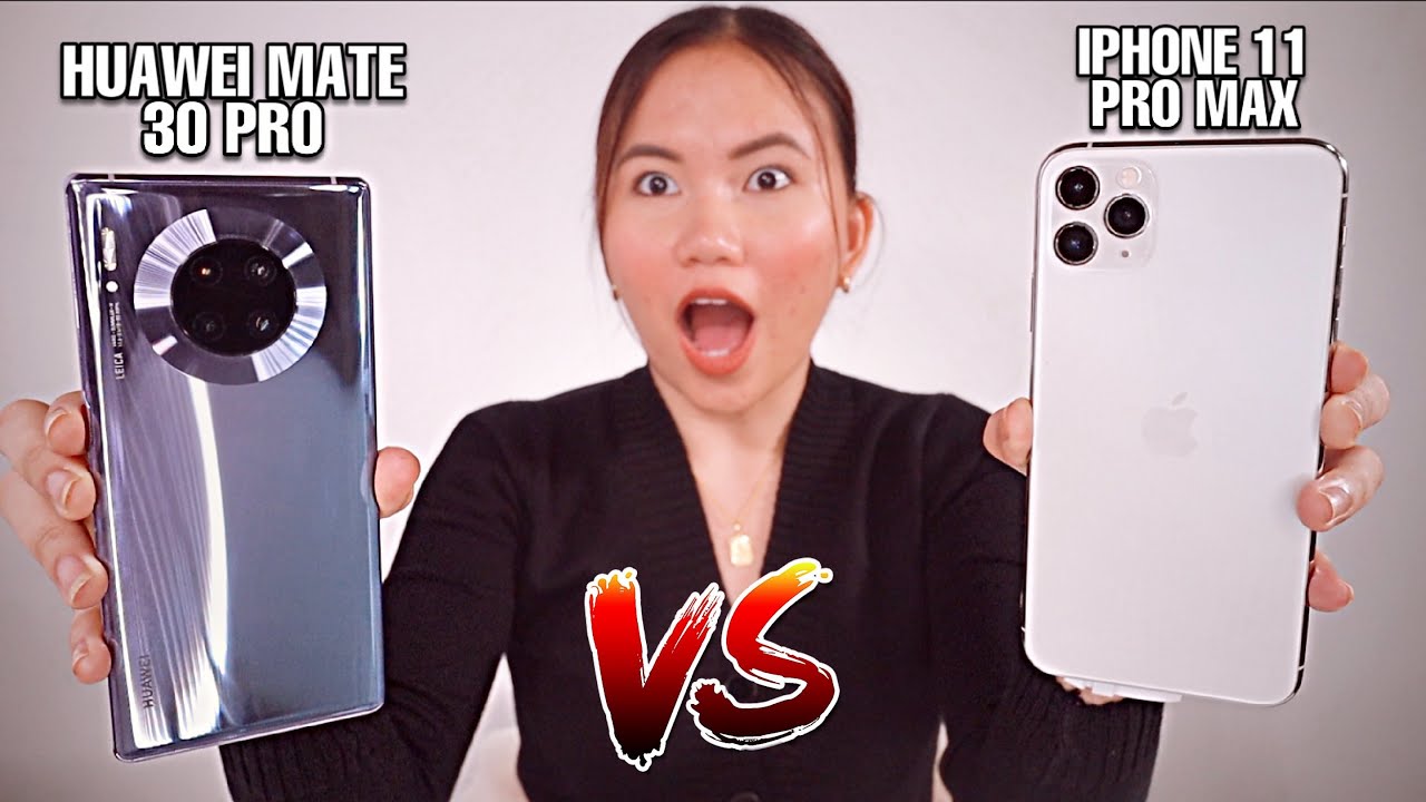 HUAWEI MATE 30 PRO VS IPHONE 11 PRO MAX: BATTLE OF FLAGSHIP PHONES!