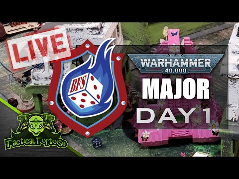 🔴Battle For Salvation 40k Major Day 1 | Live Warhammer 40k Tournament Coverage