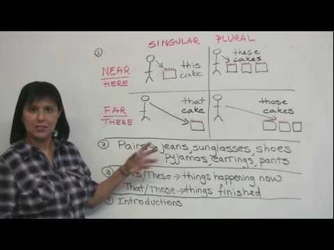 Basic English Grammar - THIS, THAT, THESE, THOSE