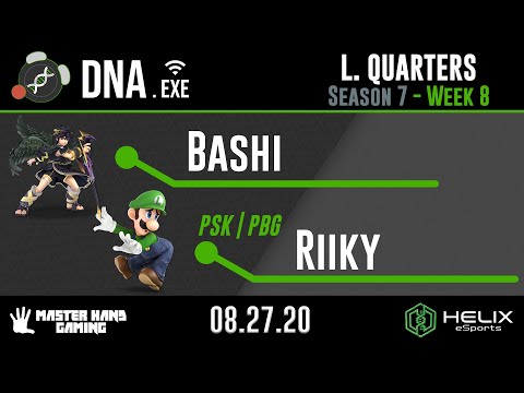 DNA.EXE S7:W8 - PSK | PBG | Riiky (Luigi) Vs. Bashi (Pit, Dark Pit) - L Quarterfinals