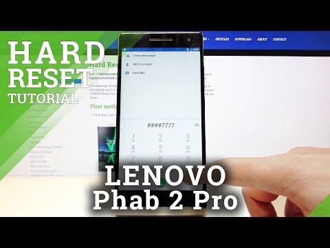 How to Wipe All Data via Secret Code in Lenovo Phab 2 Pro - Hard Reset