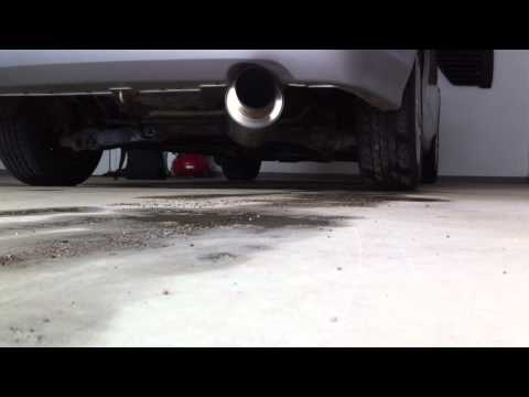 03 Acura RSX HKS Exhaust with headers (before and after resonator delete)