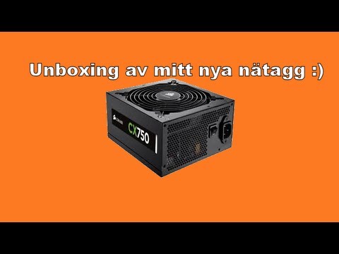 Unboxing av mitt nya nätaggregat