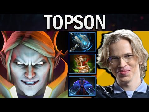 Invoker Dota 2 Gameplay Topson with Meteor Hammer - TI12