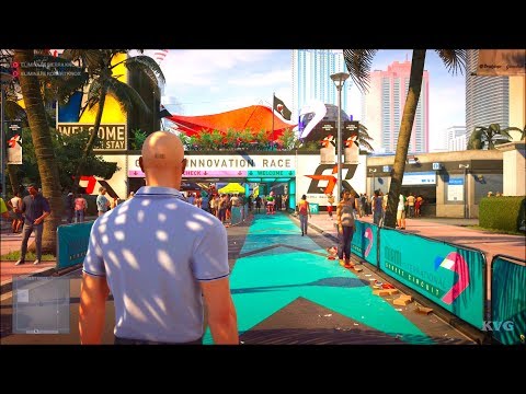 HITMAN 2 - Miami Gameplay (PS4 HD) [1080p60FPS]