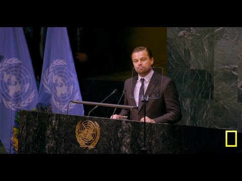 Leonardo Di Caprio Paris Agreement Speech - Before The Flood