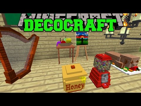 PopularMMOs - Minecraft: DECOCRAFT MOD (EPIC HOUSE DECORATIONS, FURNITURE, & MORE!) Mod Showcase