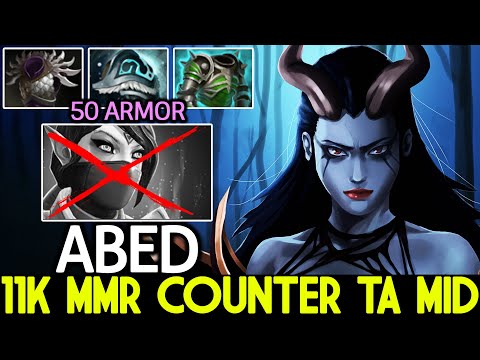 ABED [Queen of Pain] 11K MMR Counter TA Mid with 50 Armor Build 7.26 Dota 2