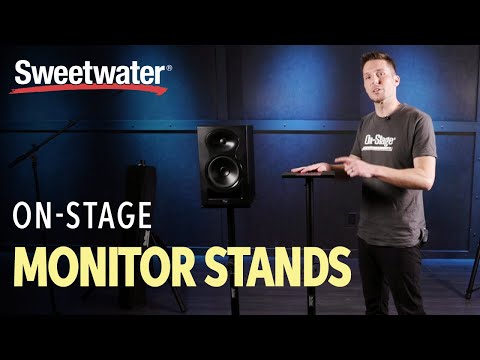 On-Stage Stands SMS6000-P Studio Monitor Stands Demo