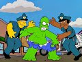 Simpsons Bart S Trap Turns Angry Dad Homer Into The Hulk From I Am Furious Yellow