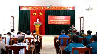 Ban Chỉ huy Quân sự phường Tam Điệp tổ chức Hội nghị công bố, trao Quyết định bổ nhiệm Tổ đội trưởng kiêm Tiểu đội trưởng dân quân tại chỗ