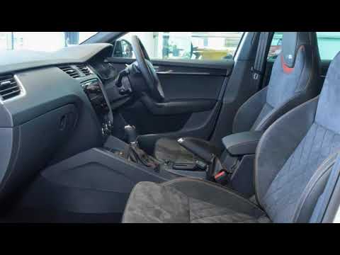 2017 Skoda Octavia NE MY17 RS DSG 162TSI Moon White 6 Speed Sports Automatic Dual Clutch Wagon