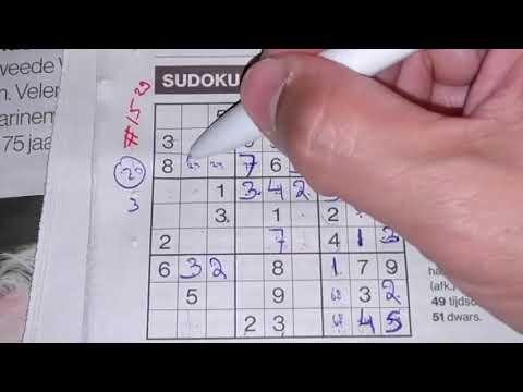 Difficult, not this one! (#1529) Medium Sudoku puzzle. 09-15-2020
