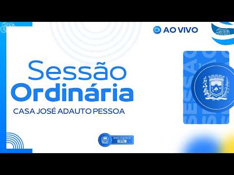 Sessão Ordinária | 15-09-2026 | Câmara de Vereadores de Belém PB