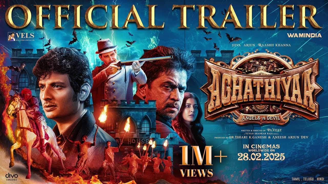 Aghathiyaa Trailer Thumbnail