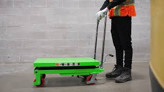 SMT5 Manual Lift Table – 1100 lb Capacity | 32"x20" Table