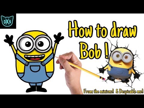 How to draw Minions / Bob!