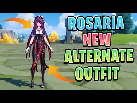 ROSARIA NEW ALTERNATE OUTFIT SHOWCASE PATCH 2.5 - Genshin Impact