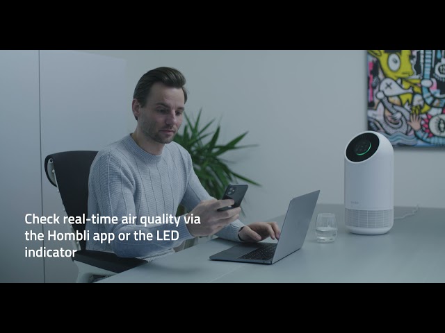Video Teaser für Hombli Smart Air Purifier - Find peace of mind with clean and healthy air
