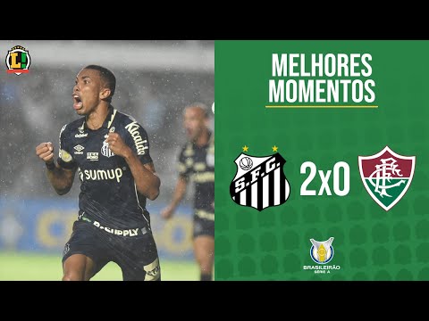 SANTOS 2 X 0 FLUMINENSE - SÉRIE A - MELHORES MOMENTOS - 23ª RODADA