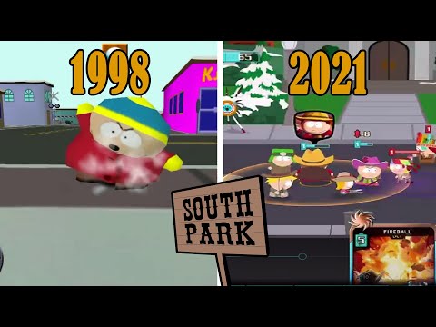 Evolution game south park 1998 to 2021 || Evolution Of Games