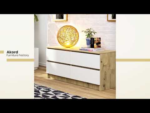 Cassettiera K120 con 4 Cassetti | Stile e Praticità | Perfetta per un Interno Moderno! 🏡