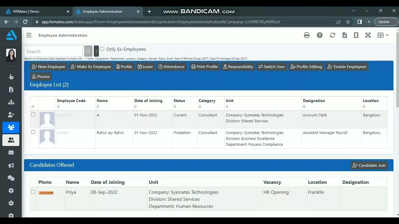 HRMates - New Employee Process