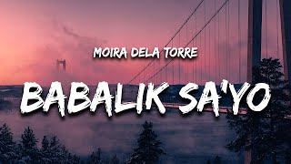 Download lagu Moira Dela Torre - Babalik Sa'yo (Lyrics) From 2 Good 2 Be True mp3