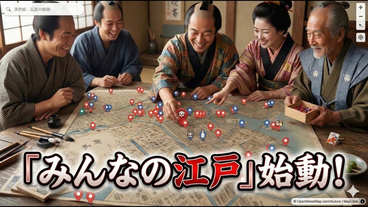 新サービス「みんなの江戸」はじまります！