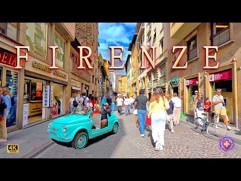 FLORENCE ITALY ✨ Cutting-edge and innovative design centre / Walking Tour 4K Shopping looking eating