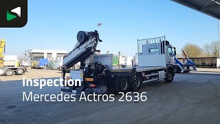 Mercedes-Benz Arocs 2636 6X4 HIAB X-HIDUO 188 ES-S Crane Kran Big axle Euro 6 flatbed truck for sale - Image 4 | Autoline Mercedes-Benz Arocs 2636 6X4 HIAB X-HIDUO 188 ES-S Crane Kran Big axle Euro 6 flatbed truck | Image 4 - Autoline