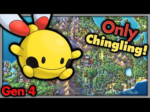 Can I Beat Pokemon Platinum with ONLY Chingling? 🔴 Pokemon Challenges ► NO ITEMS IN BATTLE