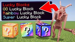 Minecraft, But Horror Mods Drop LUCKY BLOCKS