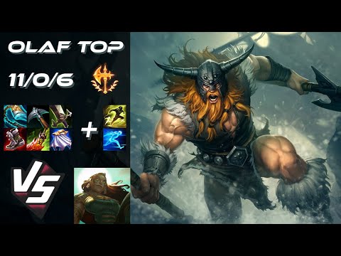 TOP Olaf vs Illaoi - EU Challenger Patch 25.S2.4