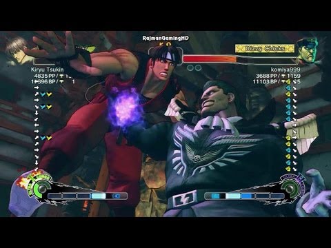 SSFIV AE: Kiryu Tsukimiya (Guy) vs komiya999 (M.Bison) TRUE-HD QUALITY