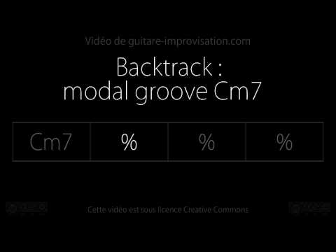 Modal groove Cm7 : Backing track - drums/bass only