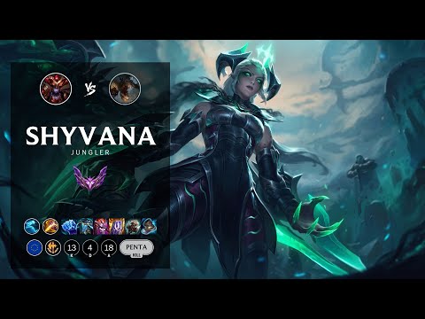 Shyvana Jungle vs Fiddlesticks - EUW Master Patch 12.13