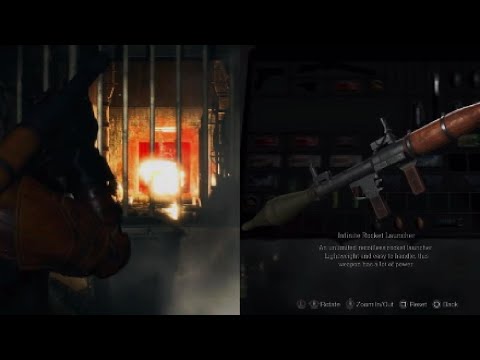 Resident Evil 4 Remake Infinite Rocket Launcher Vs Iron Maiden Sniping Sequence