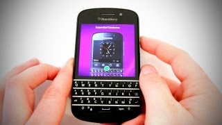 Video thumbnail for BlackBerry Q10 Unboxing & Overview by Unbox Therapy