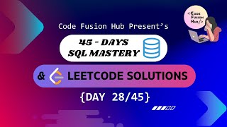 Download the video "SQL Simplified - Day 28 (45 Days of LeetCode )"