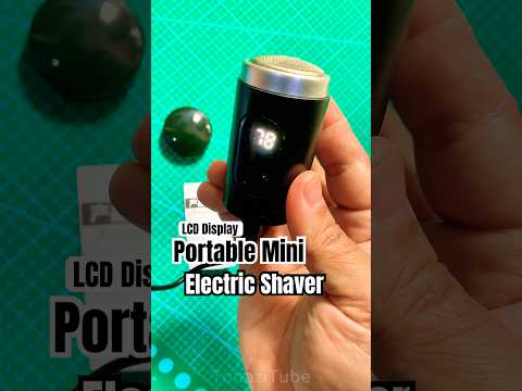Review & Unboxing - LCD Display of Portable Mini Electric Shaver #shaver #shorts